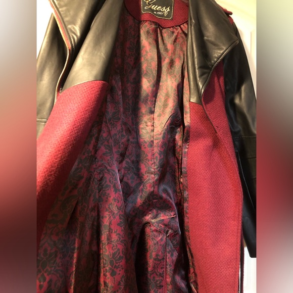 New GUESS coat women’s Large (8-10) long coat - Picture 7 of 10